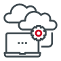 Open-source cloud platforms icon